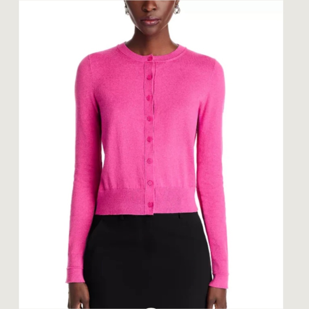 DEREK LAM 10 Crosby Thibeaut Cardigan Rose Small New  MSRP $295